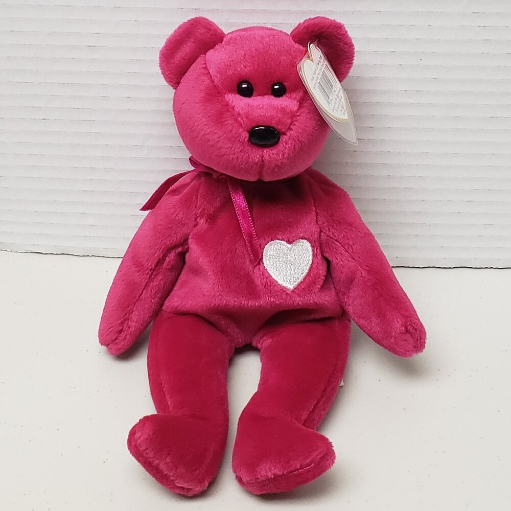 Ty Beanie Baby Bear Valentina
